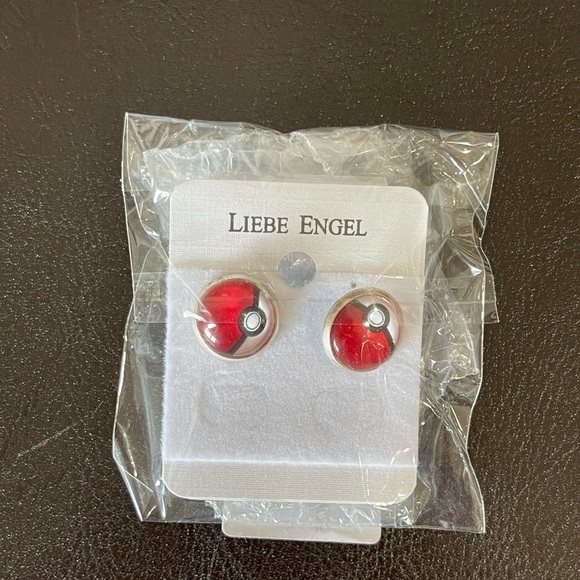 Pokémon ball fashion costume jewelry set new necklace earrings bracelet set - Picture 12 of 16